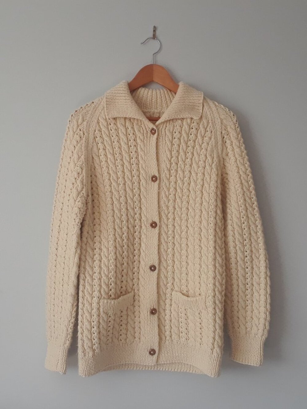 Vintage Cable Knit Fisherman's Sweater